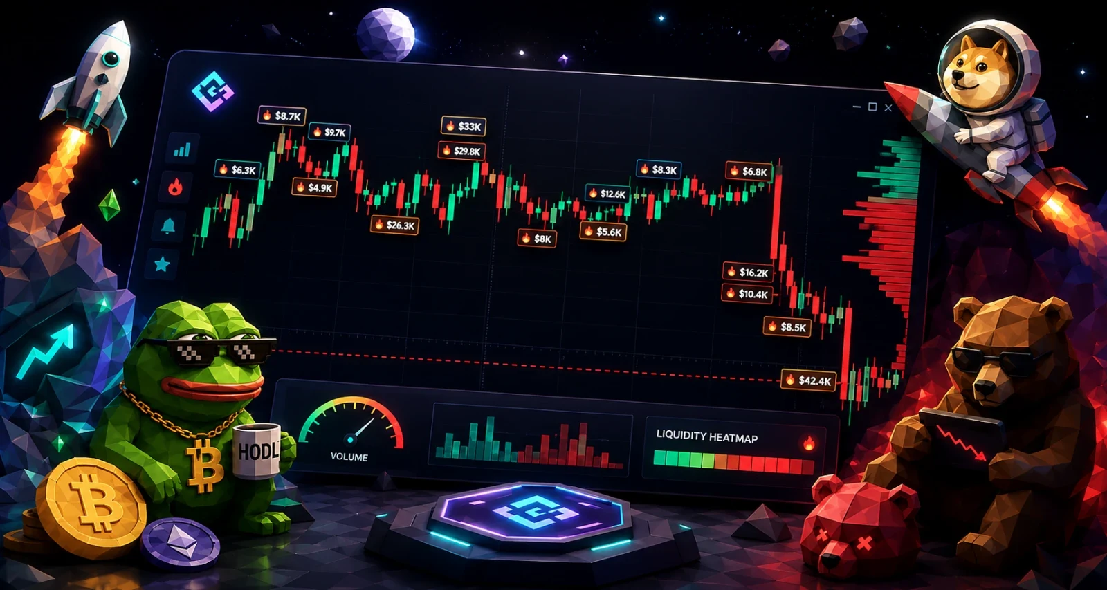 Cryptocurrency Liquidations Directly on the Chart: See Where the Market Wipes Out Traders