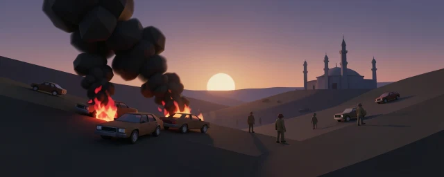Israeli settlers torch mosques, cars, and farmland in West Bank after deadly clash