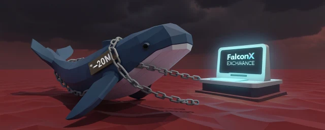 Whale who held BTC for over a year and lost $20M deposits 625 BTC ($40M) to FalconX exchange, likely preparing to sell.